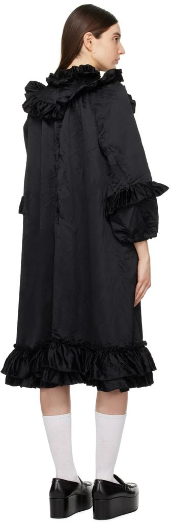Comme des Garcons Black Ruffled Midi Dress 3