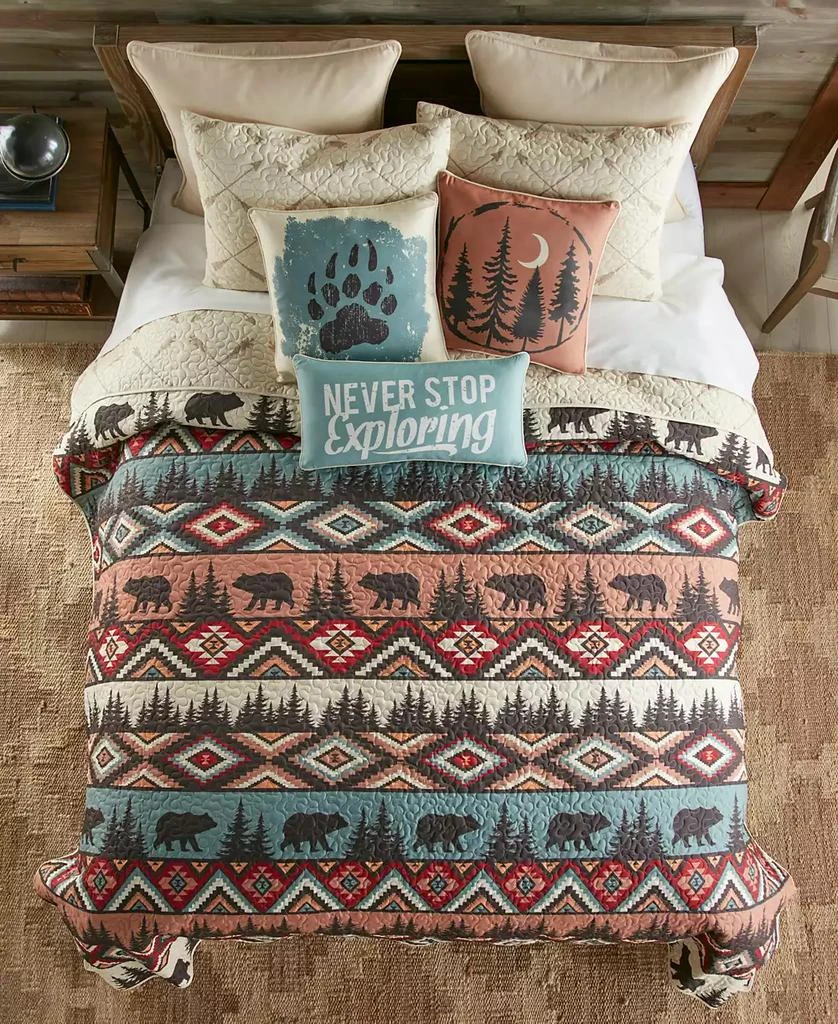 Donna Sharp Bear Totem 4 Piece Quilt Set 4