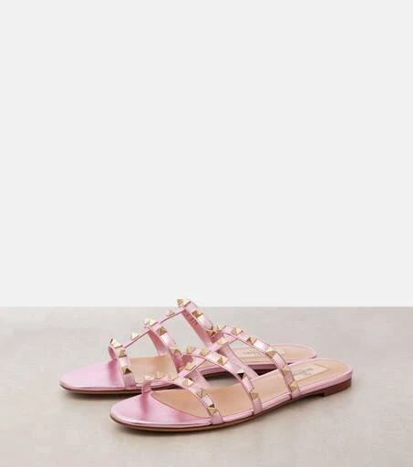 Valentino Rockstud Classic leather flats 4