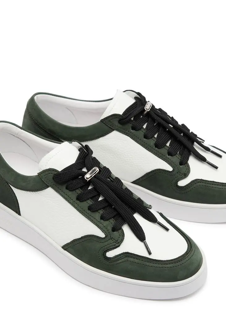 JUDE LLOW Telier panelled suede sneakers 3