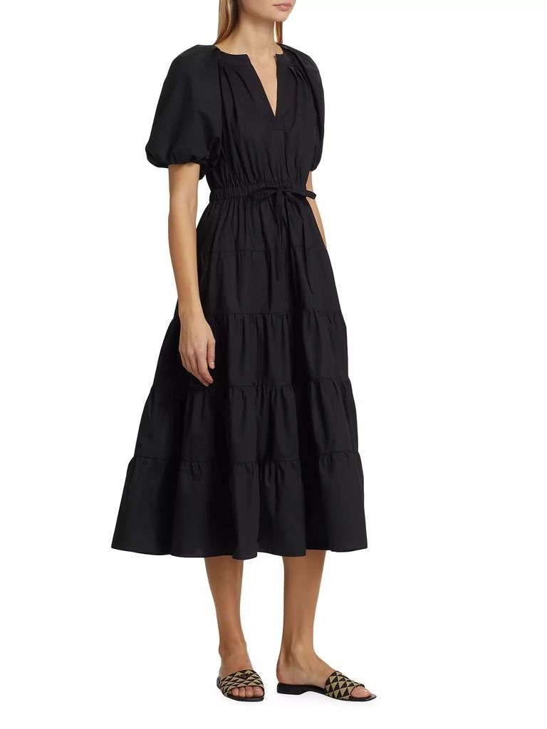 chinese dress ladies LONG WHITE LINEN DRESS