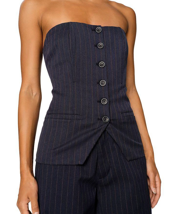 DL1961 Bustier Pinstripe Top 4