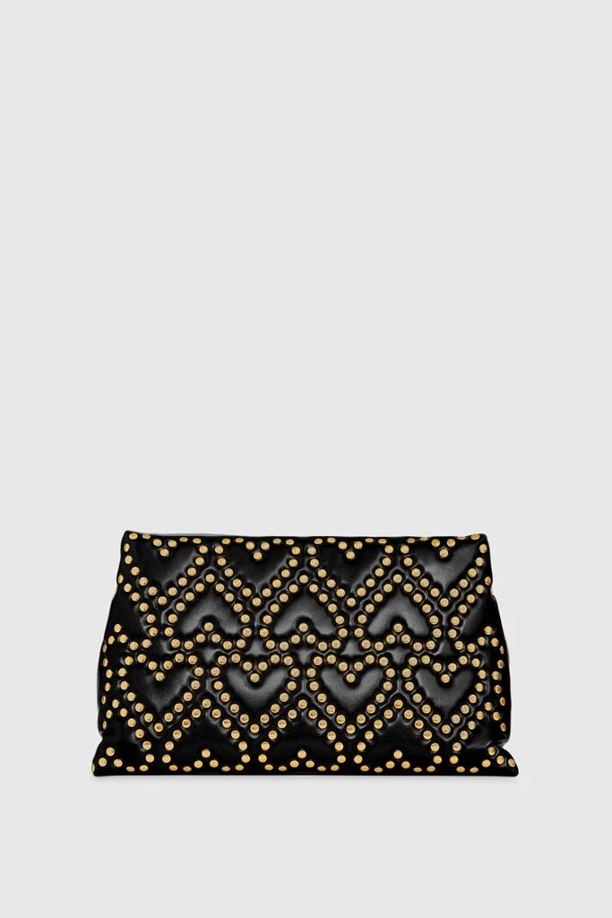 Rebecca Minkoff Heart Stud Quilt Pillow Clutch 1