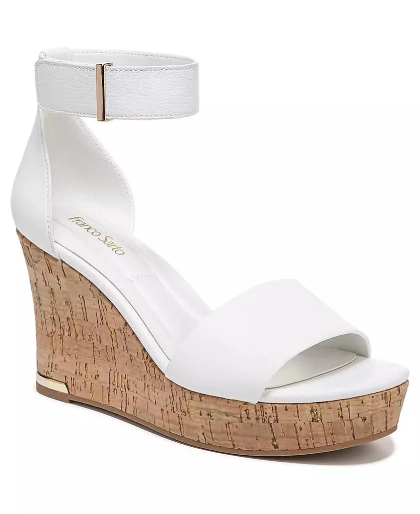 Franco Sarto Women's Clemens Cork Wedge Sandals 1
