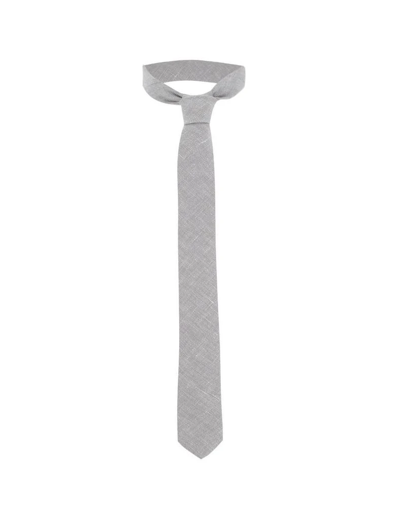 ELEVENTY Eleventy Patterned-Jacquard Pointed Tip Tie 1