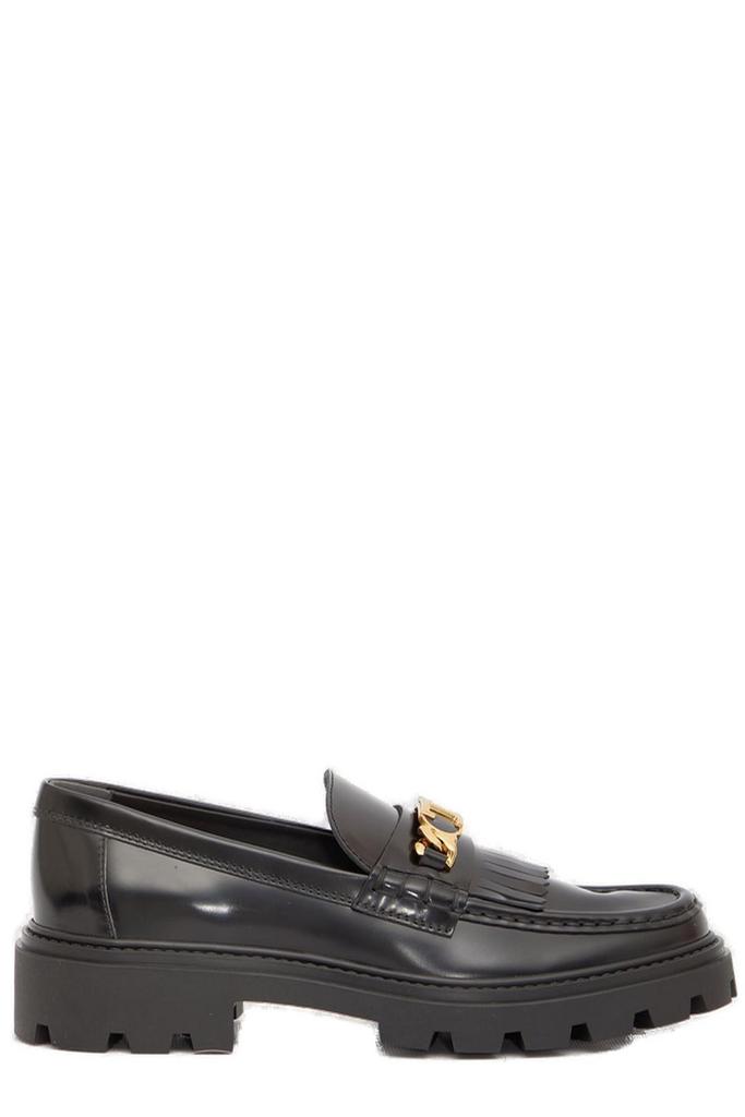 Shop Tod's Logo Plaque Chunky Loafers on Sale at BeyondStyle