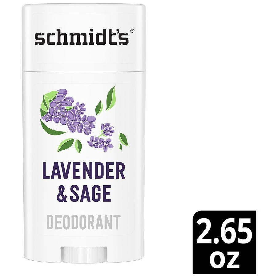 Schmidt's Aluminum-Free Vegan Deodorant with 24 Hour Odor Protection Lavender + Sage 3