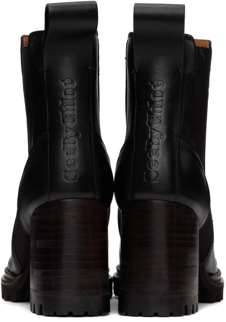 See by Chloé Black Mallory Chelsea Boots