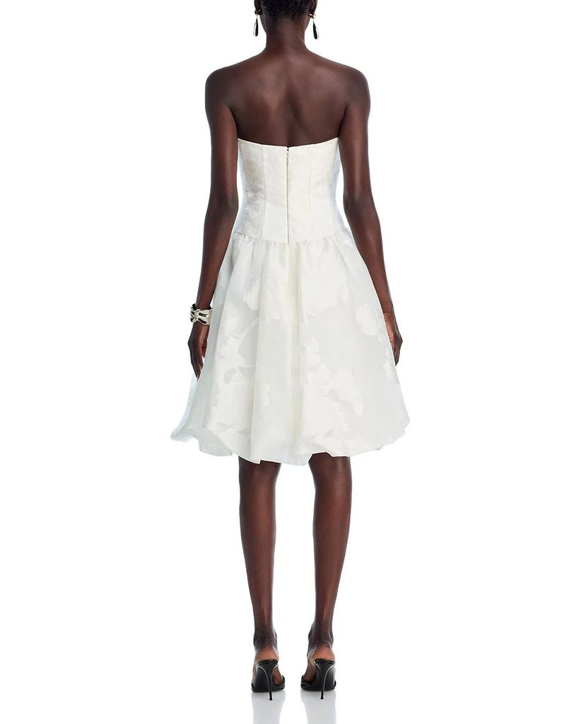 Amsale Coupe Bubble Skirt Dress 4