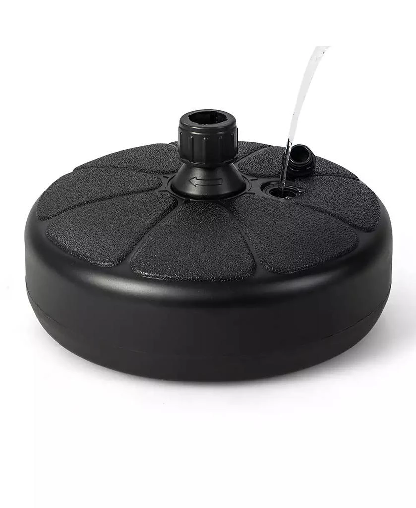 Gymax Patio Fillable Round Umbrella Base Stand Fit Pole 1.5

 Holder 40 lbs Outdoor