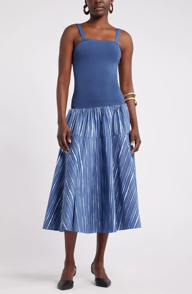 Nordstrom House of Aama Lana Mixed Media Dress 1