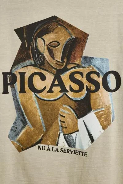 Urban Outfitters Picasso Figure Art Print Graphic Tee 2