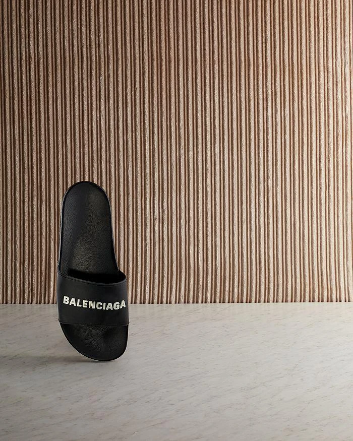 Balenciaga Women's Logo Slide Sandals 3