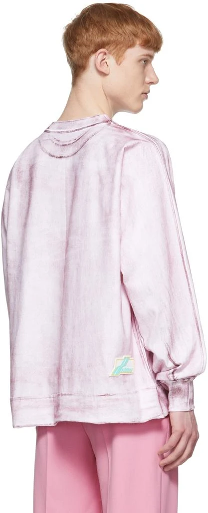 We11done Red Cotton Long Sleeve T-Shirt 3