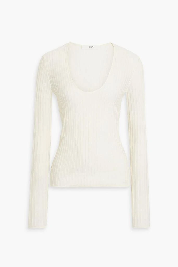 CO Ribbed cashmere sweater 1