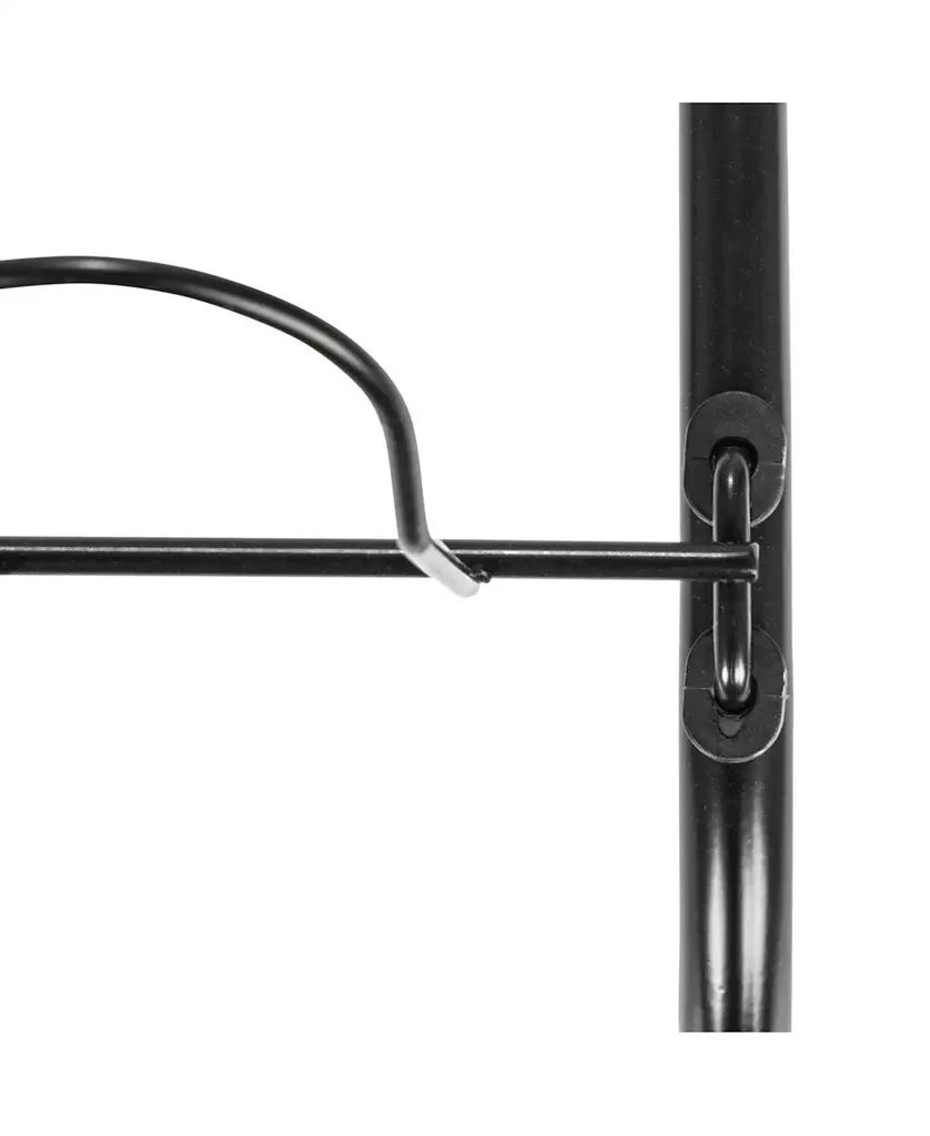 Household Essentials Metal Wire Shoe Rack, Black 3