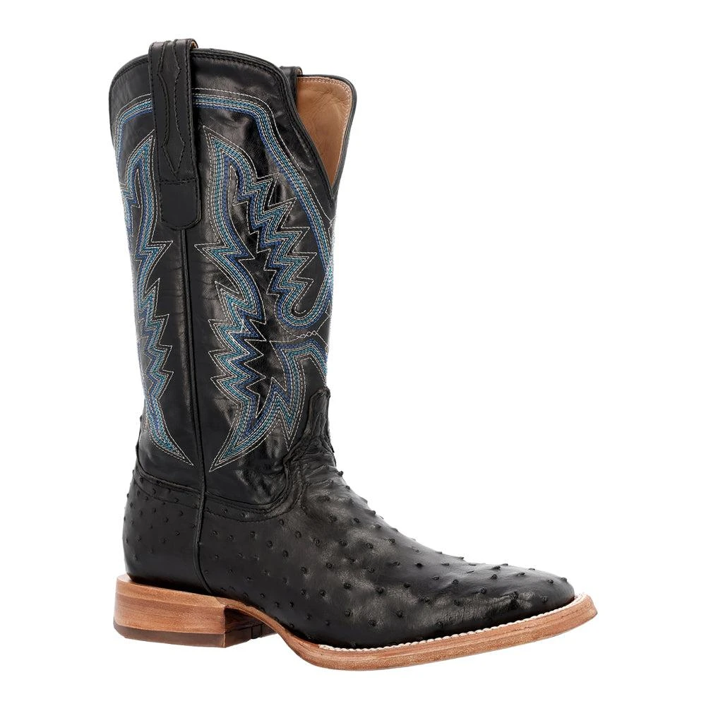 Durango PRCA Collection Full-Quill Ostrich Square Toe Cowboys Boots 2