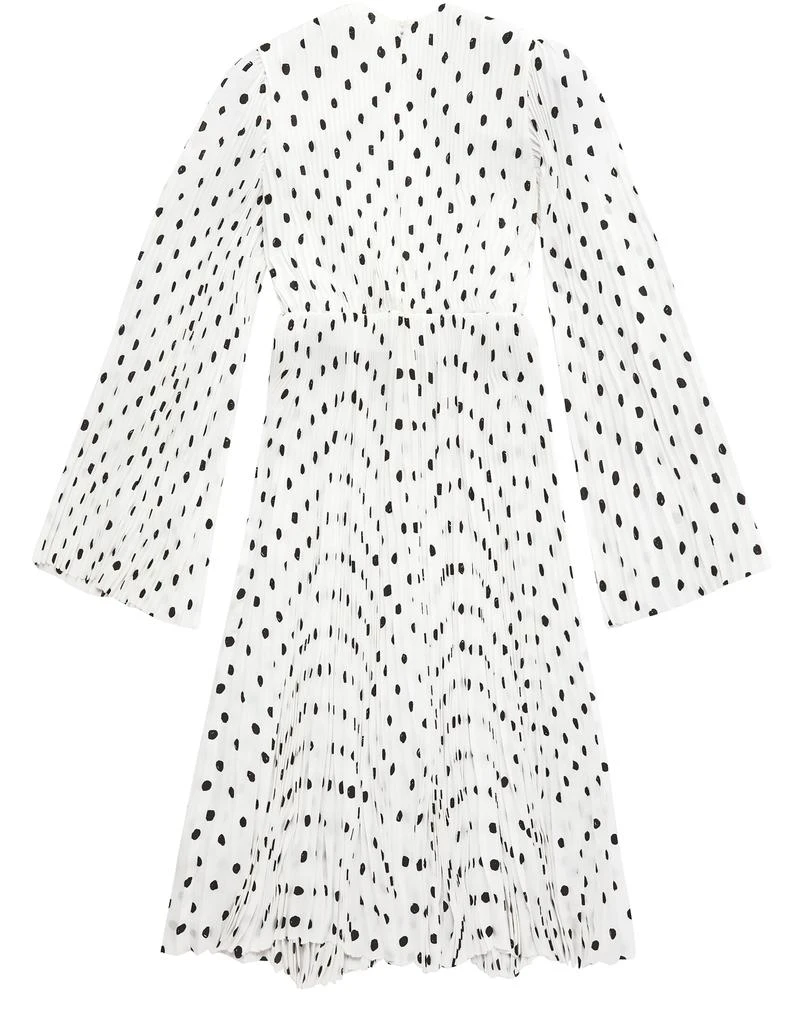 Balenciaga Hand drawn polka dot pleated dress 3