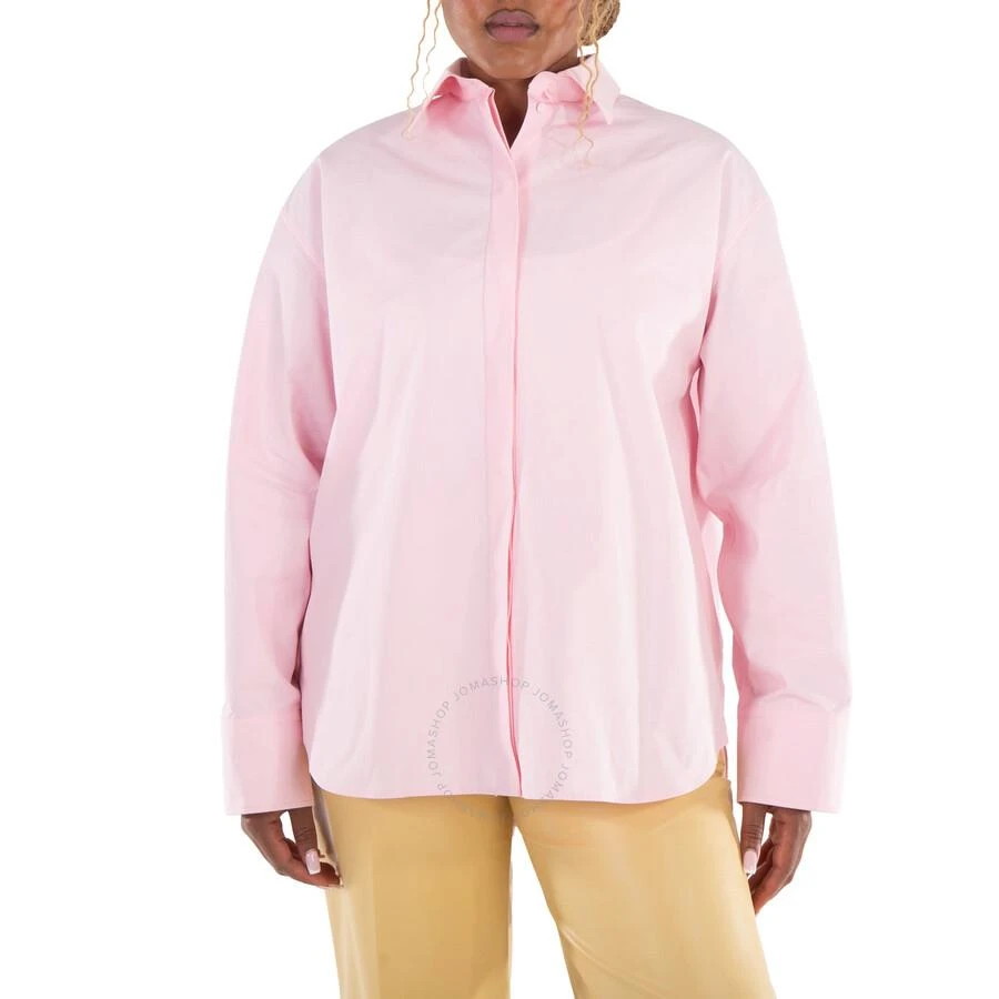 Valentino Ladies Taffy Cotton Poplin Button Down Shirt 1