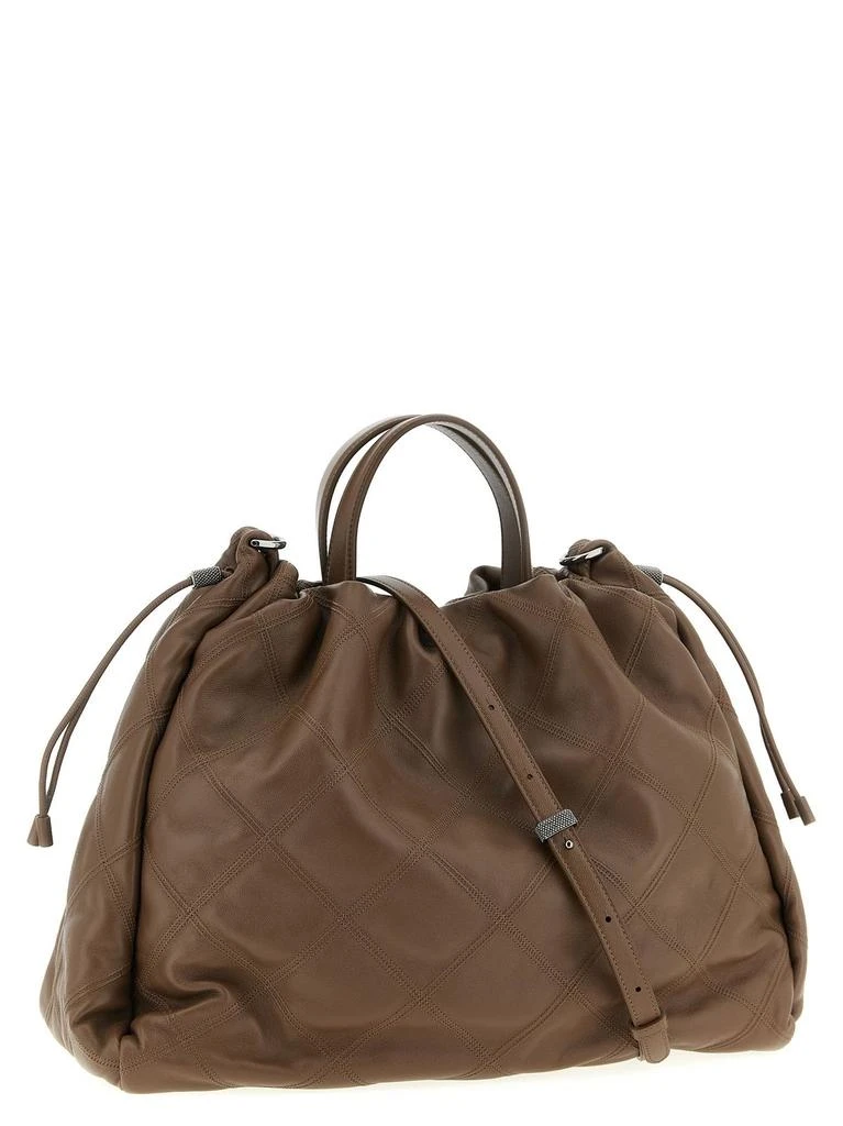 Brunello Cucinelli Brunello Cucinelli Mellow Large Tote Bag 2