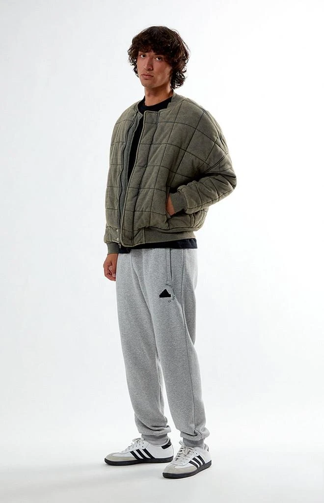 Adidas Heather Grey Sweatpants 1