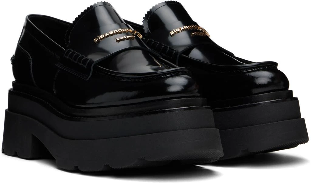 Alexander Wang Black Carter Platform Loafers 4