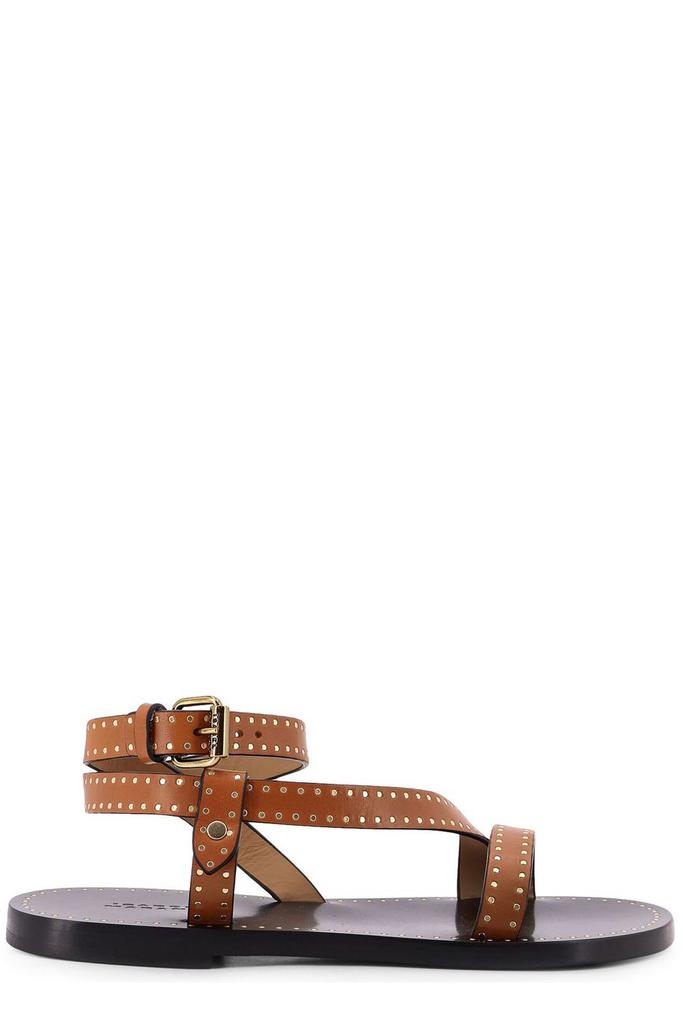 サンダル・ミュール ISABEL MARANT Camel Leather Jopee Sandals Jopee leather sandals in brown - Isabel Marant | Mytheresa