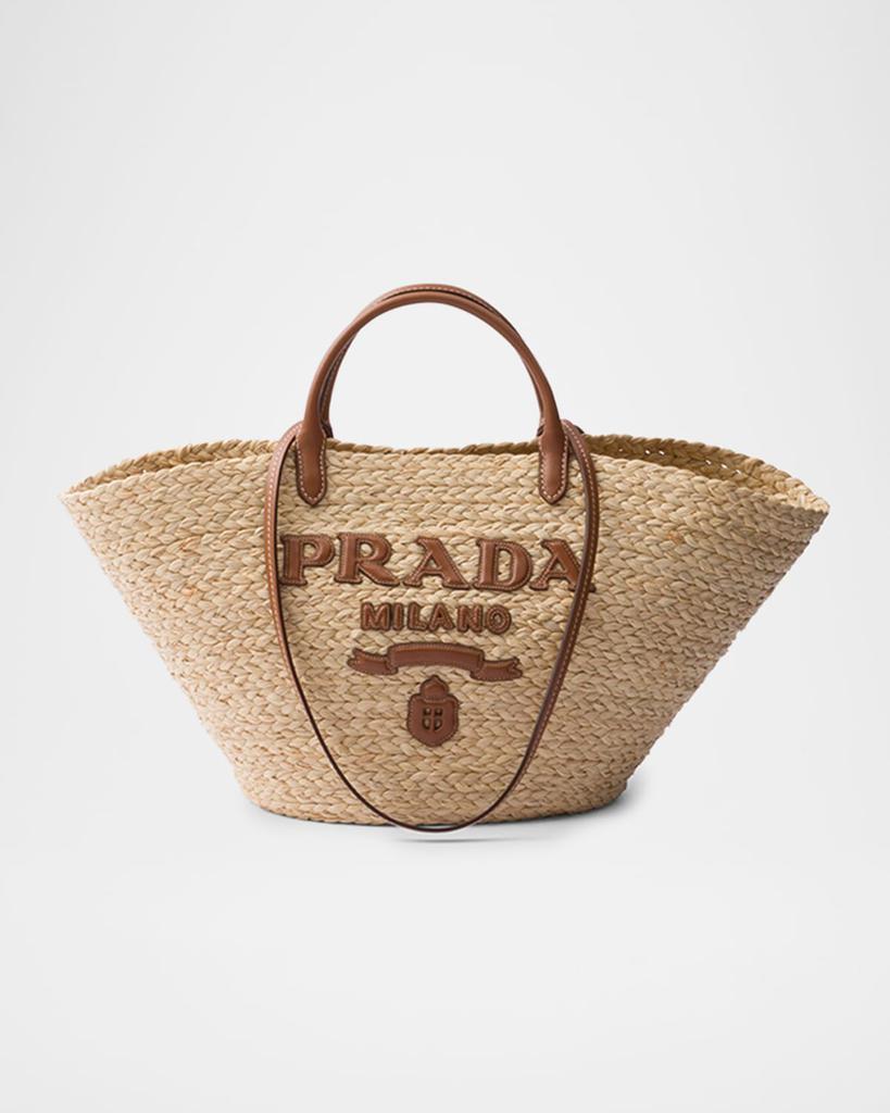 Prada Prada Logo Printed Zipped Tote Bag - Tote Bags - Free