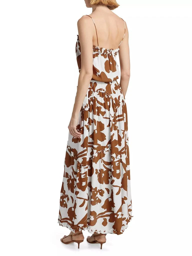 SWF Dynamic Floral Maxi-Dress 5