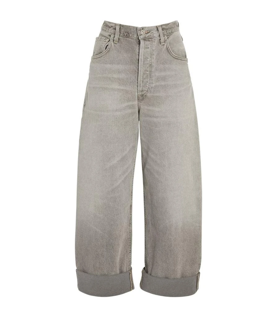 Citizens of Humanity Ayla Mid-Rise Wide-Leg Jeans 1