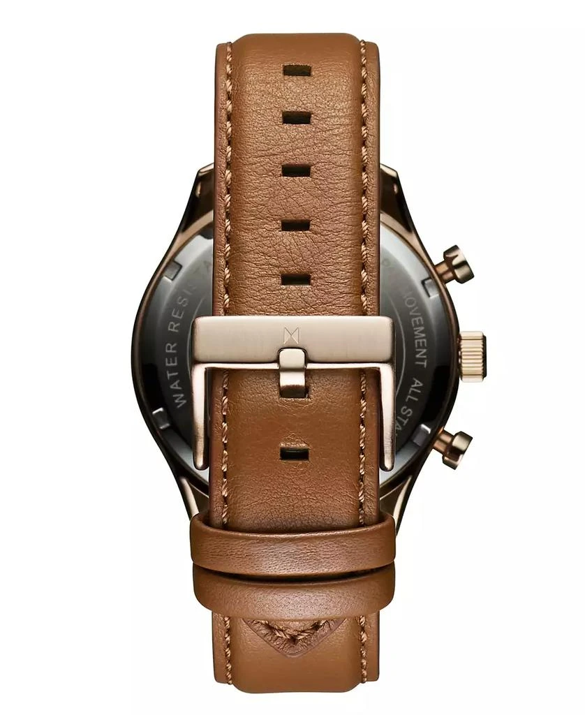 MVMT Men's Airhawk Tan Leather Strap Watch 3