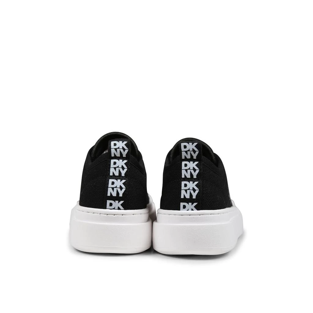 DKNY Black Sneakers For Girl With Logo 4