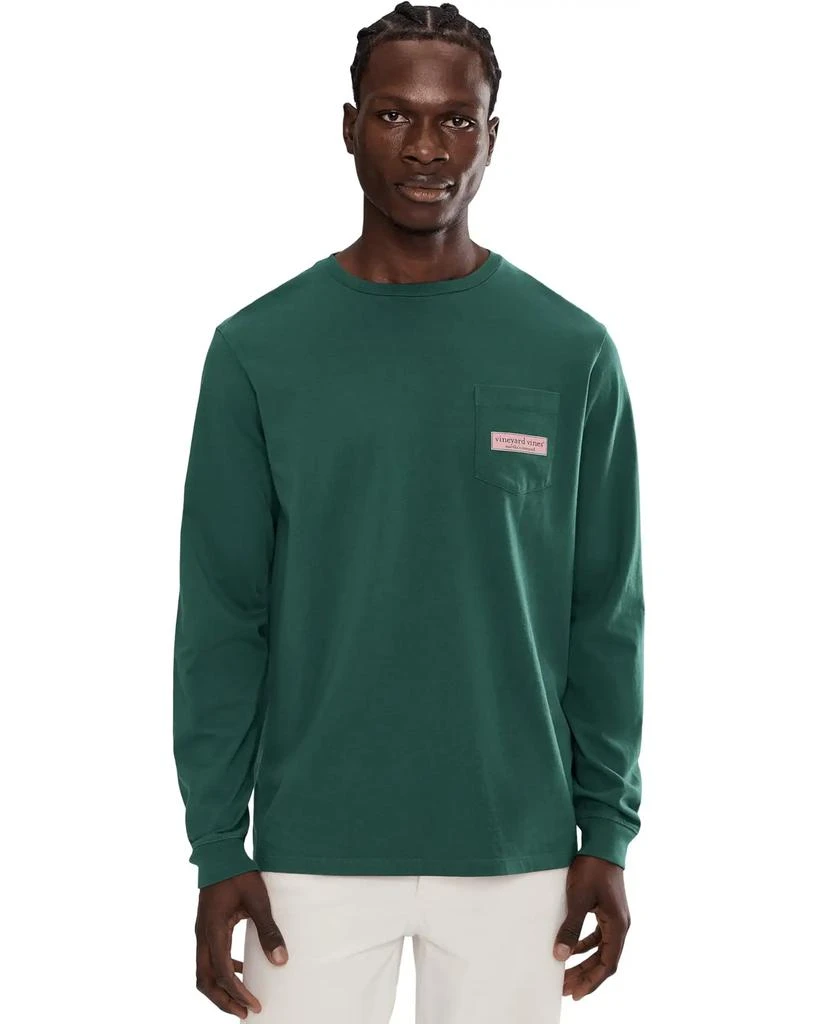 Vineyard Vines Men's Vineyard Vines Classic Logo Box Long Sleeve Tee