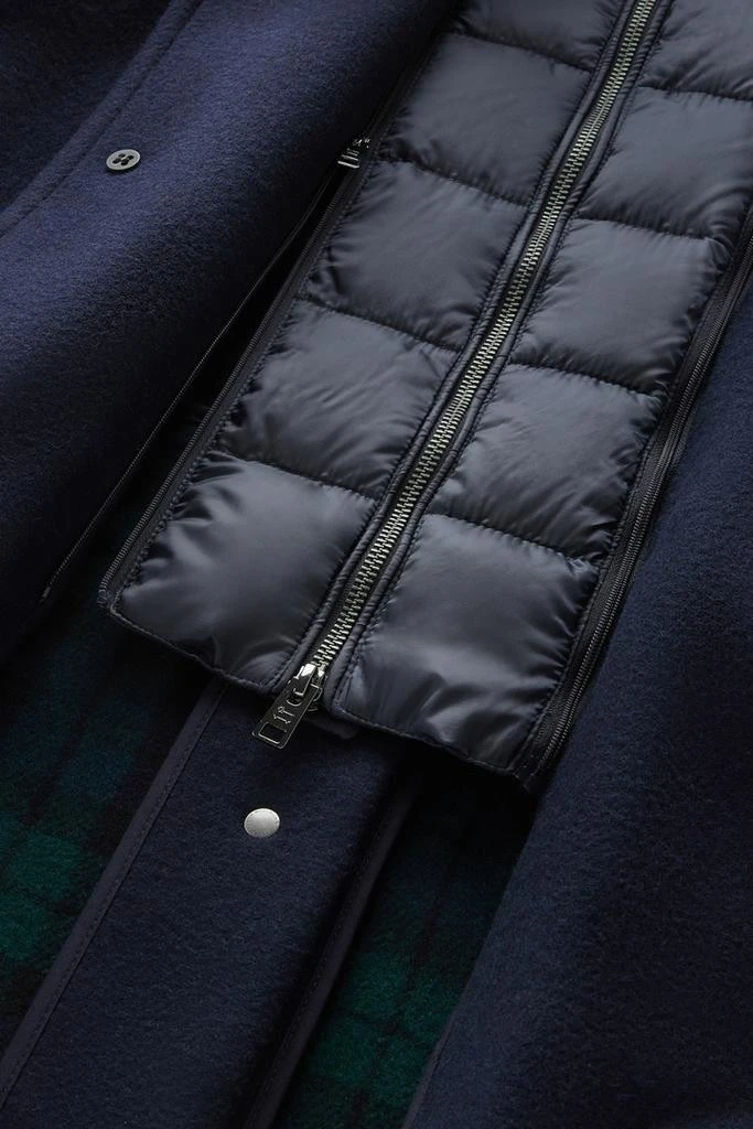 Woolrich Coat in Recycled Italian Wool Blend - Men - Blue 9