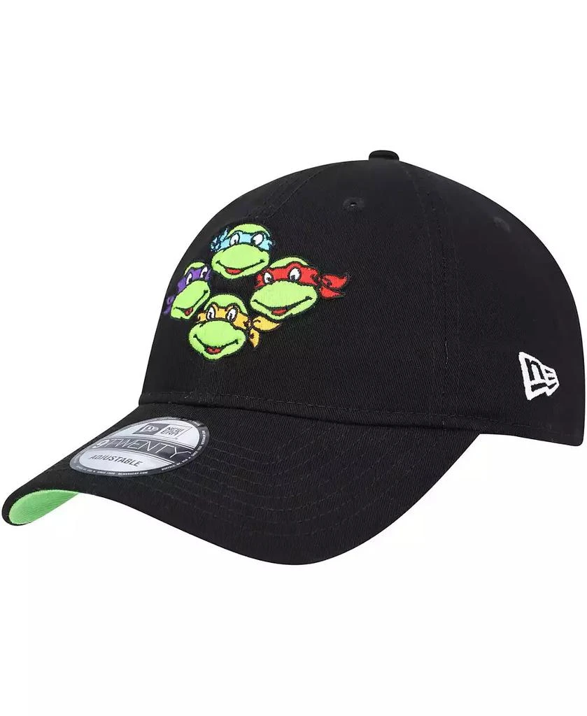 New Era Men's Black Teenage Mutant Ninja Turtles The Group Trucker 9FIFTY Snapback Hat 1
