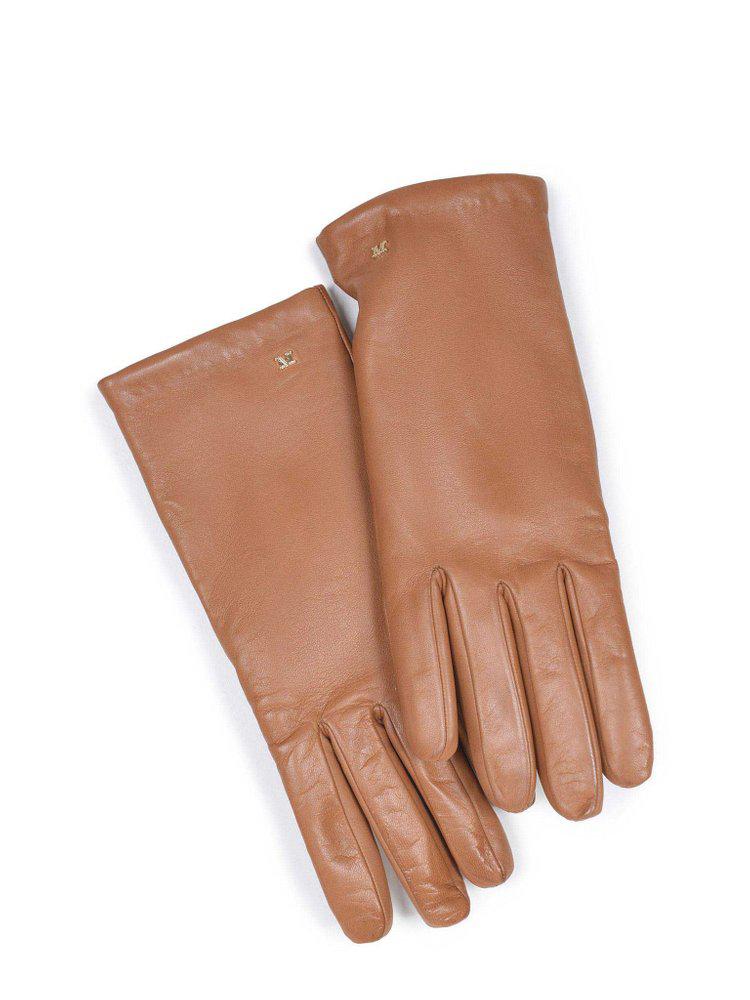 Max Mara Max Mara Logo-Plaque Gloves