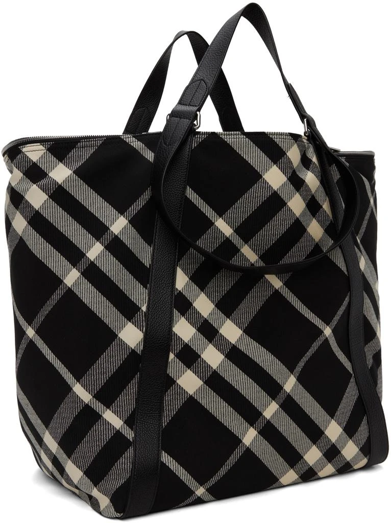 Burberry Black & Beige Large Field Tote 2