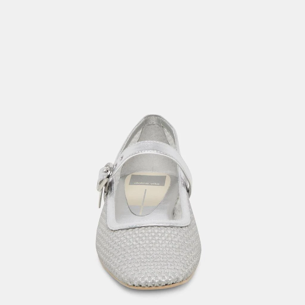 Dolce Vita Rodni Mesh Ballet Flats Creme Woven Mesh 6