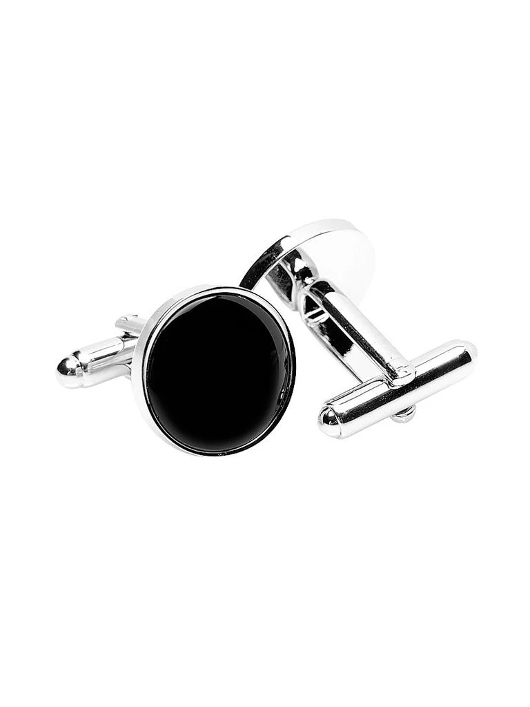 Cufflinks Inc. Sterling Silver 
Onyx Cufflinks 3