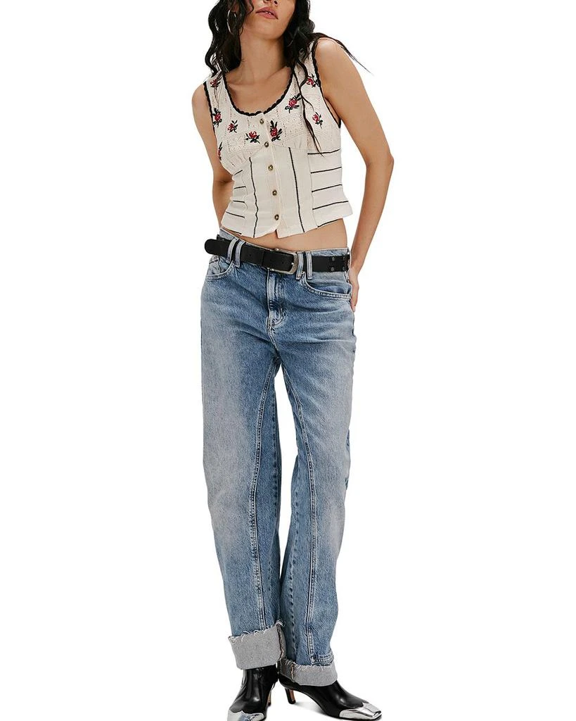 Free People Rosebud Knit Top 2