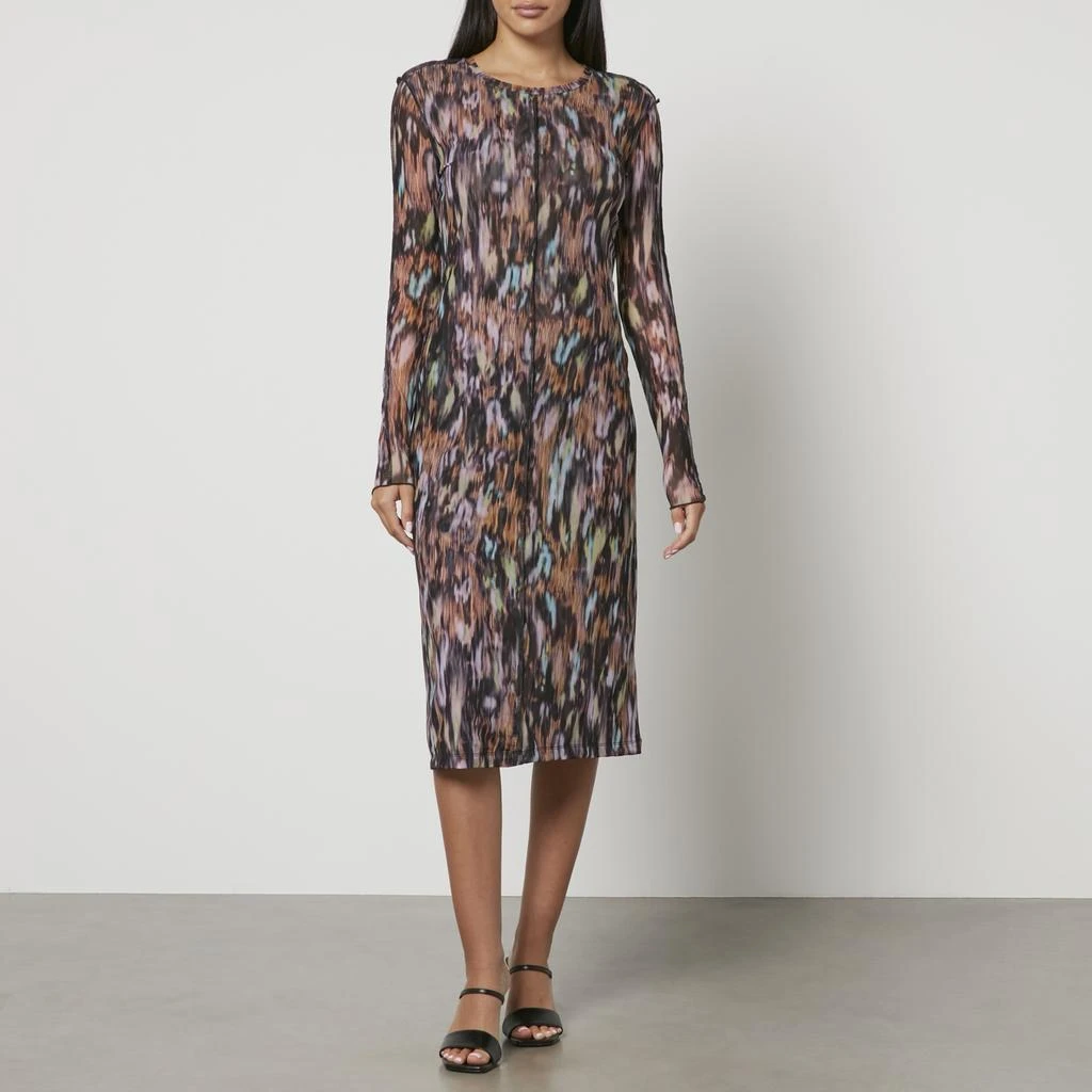 Paul Smith Printed Mesh Midi Dress 1