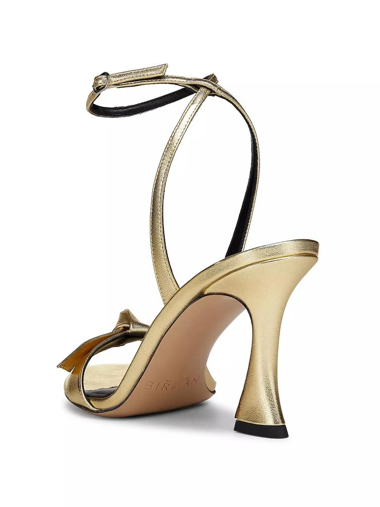 Alexandre Birman Clarita Bell 85MM Metallic Leather Sandals 3