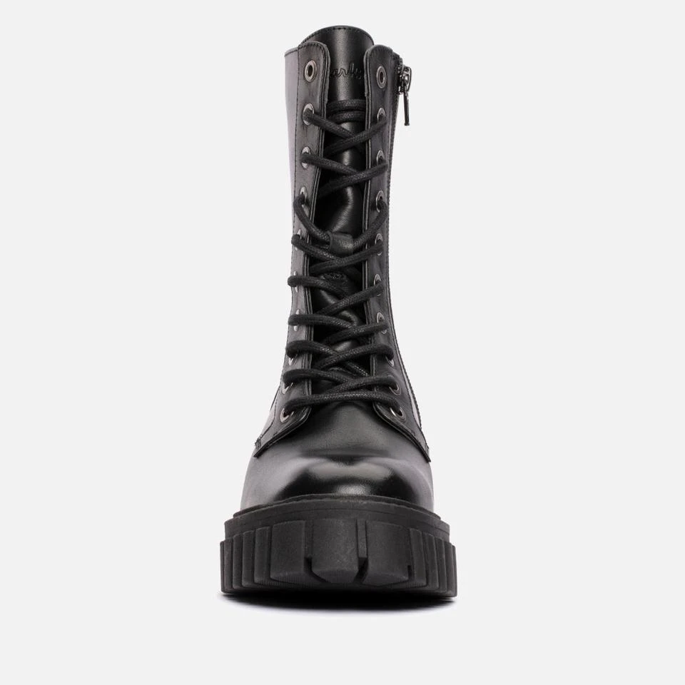 Clarks CLARKS WOMEN'S PAGE LACE LEATHER BOOTS 3