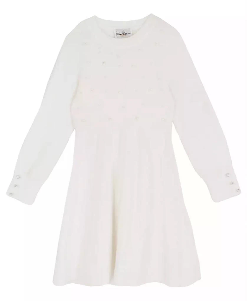 Rare Editions Girls
7-16 Long-Sleeves Pleated Sweater Dress 4