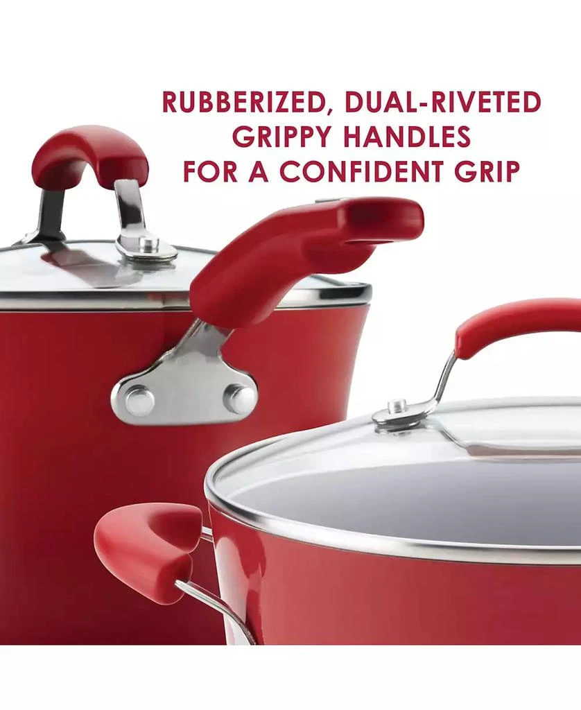 Rachael Ray Cucina 3-Quart Nonstick Saucepot with Steamer and Lid 4