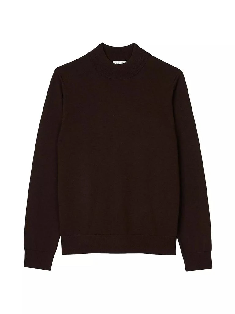 Sandro Mock Neck Sweater 1