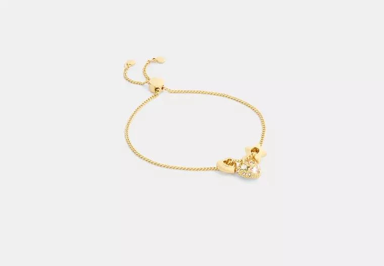 Coach Stars And Hearts Rondell Slider Bracelet