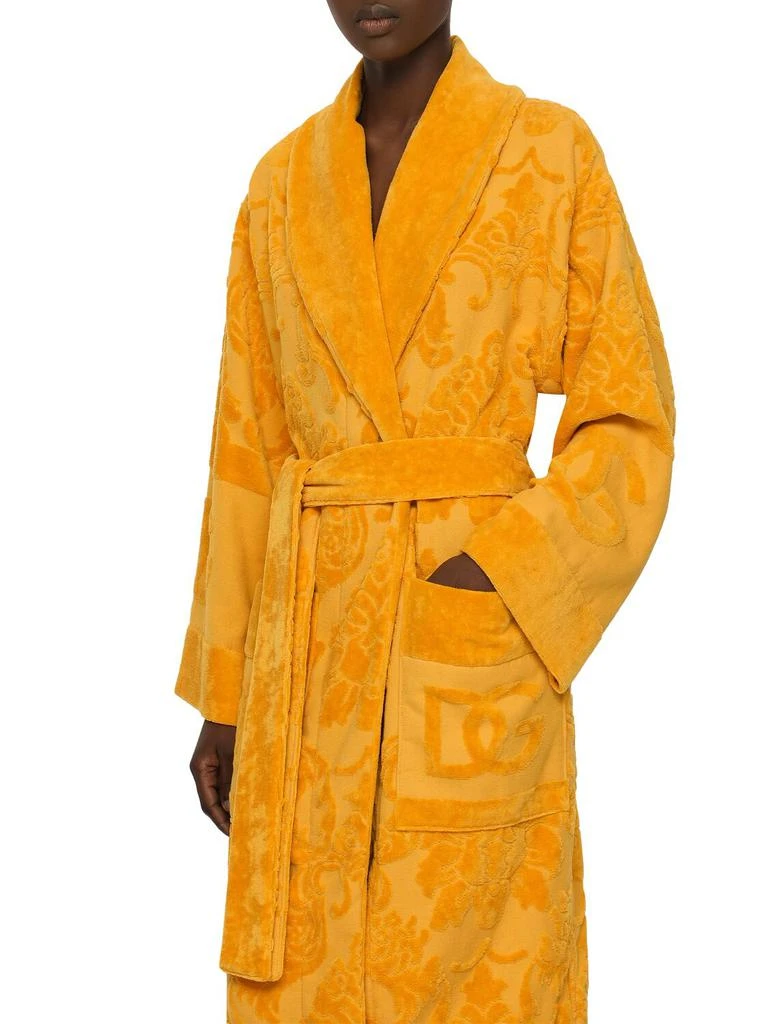 Dolce & Gabbana Cotton Jacquard Bathrobe 3