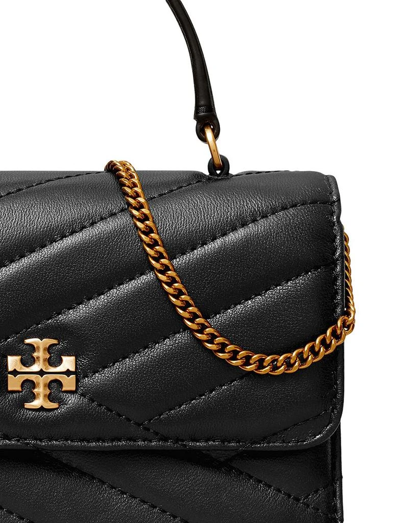 Tory Burch Kira Chevron Mini Top Handle Chain Wallet 7