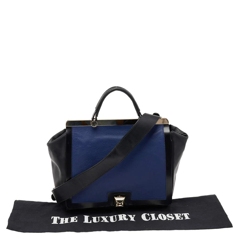 Furla Furla Black/Blue Leather Cortina Top Handle Bag 9
